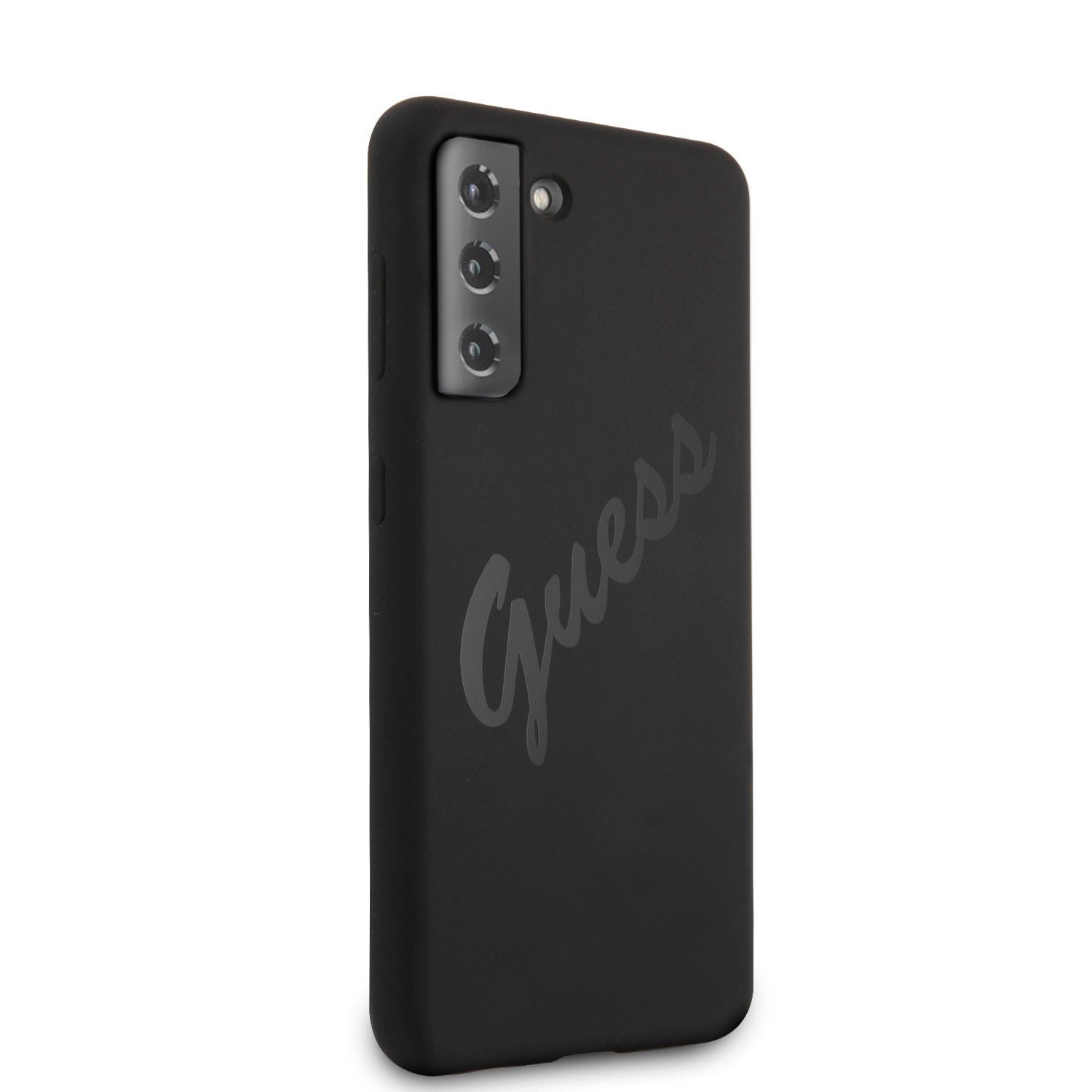 Guess "Vintage Script Logo Collection" Σκληρή Θήκη προστασίας από σιλικόνη – Samsung Galaxy S21 Plus (Μαύρη)