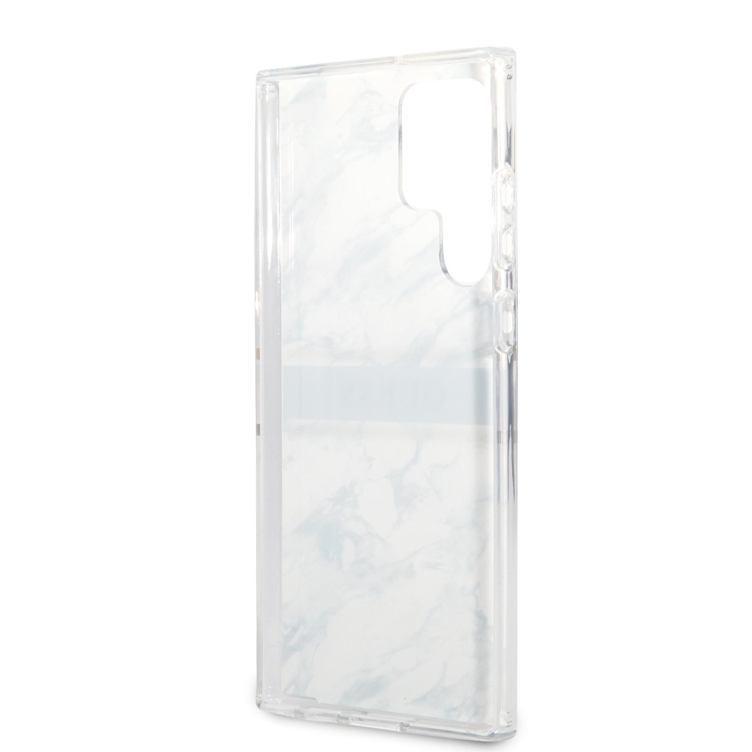 Guess "Marble Collection" Printed Stripe Θήκη προστασίας με όψη μαρμάρου – Samsung Galaxy S22 Ultra (Μπλε/Λευκό)