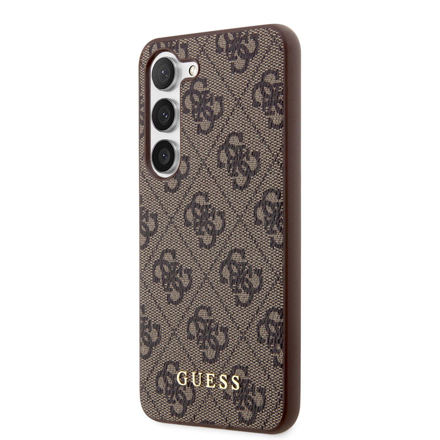 Guess “4G Metal Gold Logo Collection” Θηκη Προστασιας "Saffiano" – Samsung Galaxy S23 S911 (Καφέ)