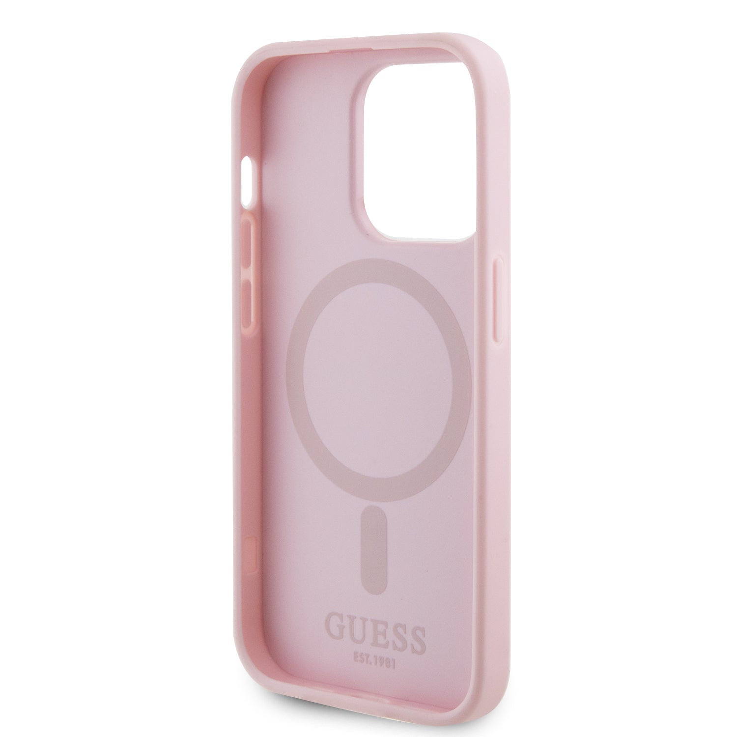 Guess Saffiano Hard Case Θήκη προστασίας από δερματίνη – iPhone 13 Pro (Ροζ – GUHMP13LPSAHMCP)