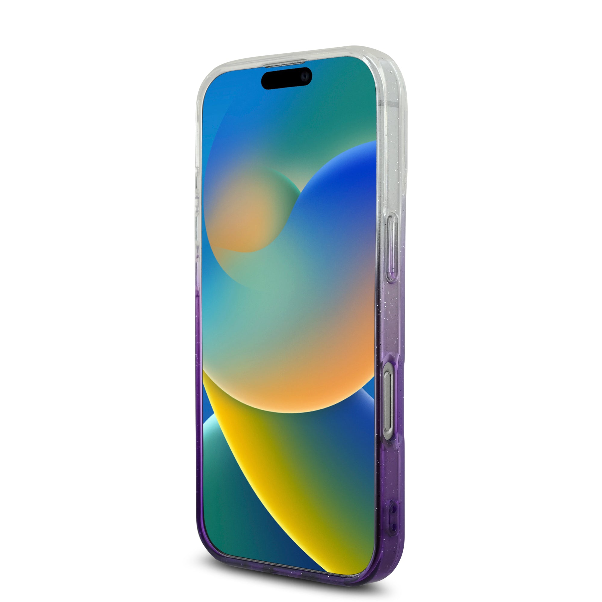 Guess Magsafe “Glitter Gradient” Hard Case Θήκη προστασίας από σκληρό πλαστικό – iPhone 16 Pro (Μωβ – GUHMP16LHGRCELU)