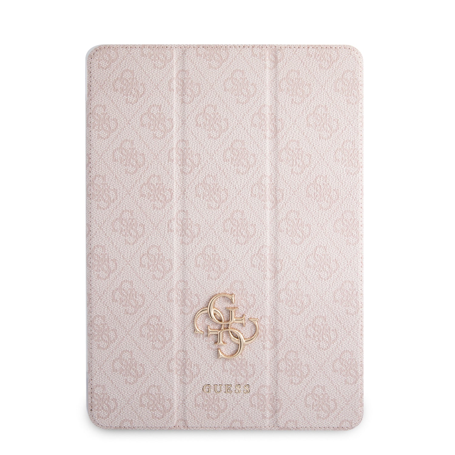 Guess 4G Logo Saffiano Collection Book Cover Θήκη κατάλληλη για Apple iPad Pro 2021 12,9" (Pink - GUIC12G4GFPI)