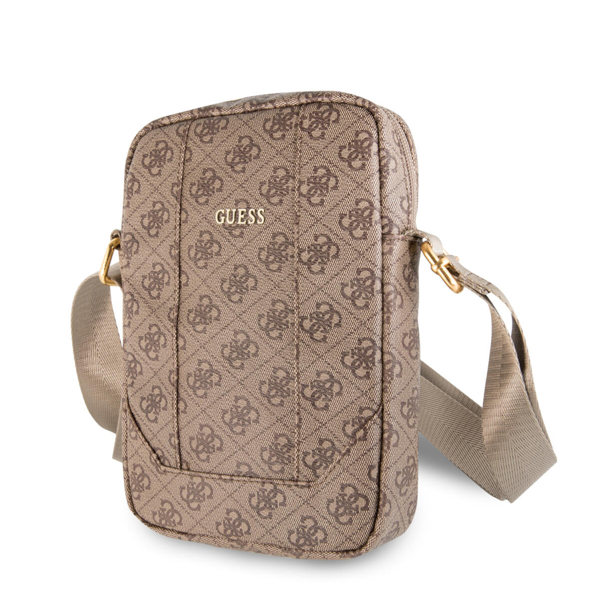 Guess 4G Uptown Tablet Bag Τσαντάκι από δερματίνη κατάλληλο για tablet 10" (Brown - GUTB104GB)