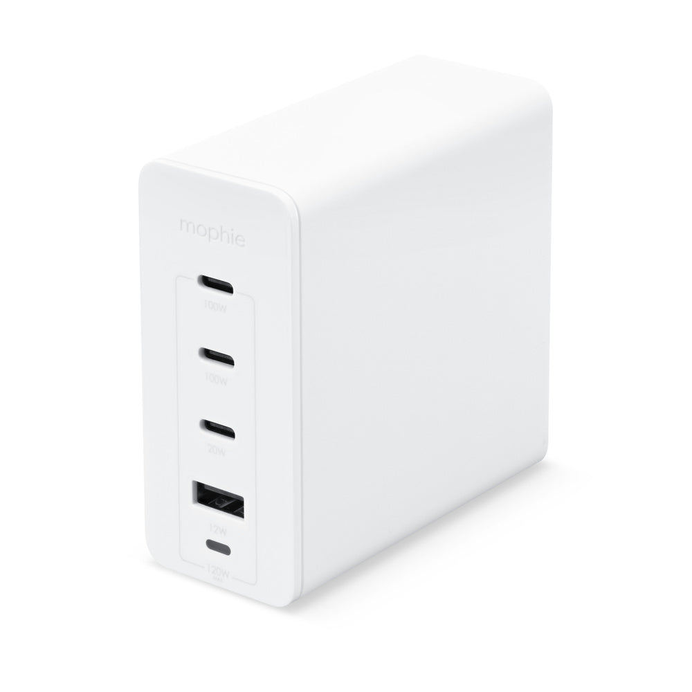 Mophie Speedport 120W 3Xusb-C Pd 1Xusb-A Gan Fast Wall Charger Οικιακός Φορτιστής 4 Θυρών Ταχείας Φόρτισης Ισχύος 120W (Λευκός) (409909309) – Θήκη για κινητό από το PhoneBazaar.gr