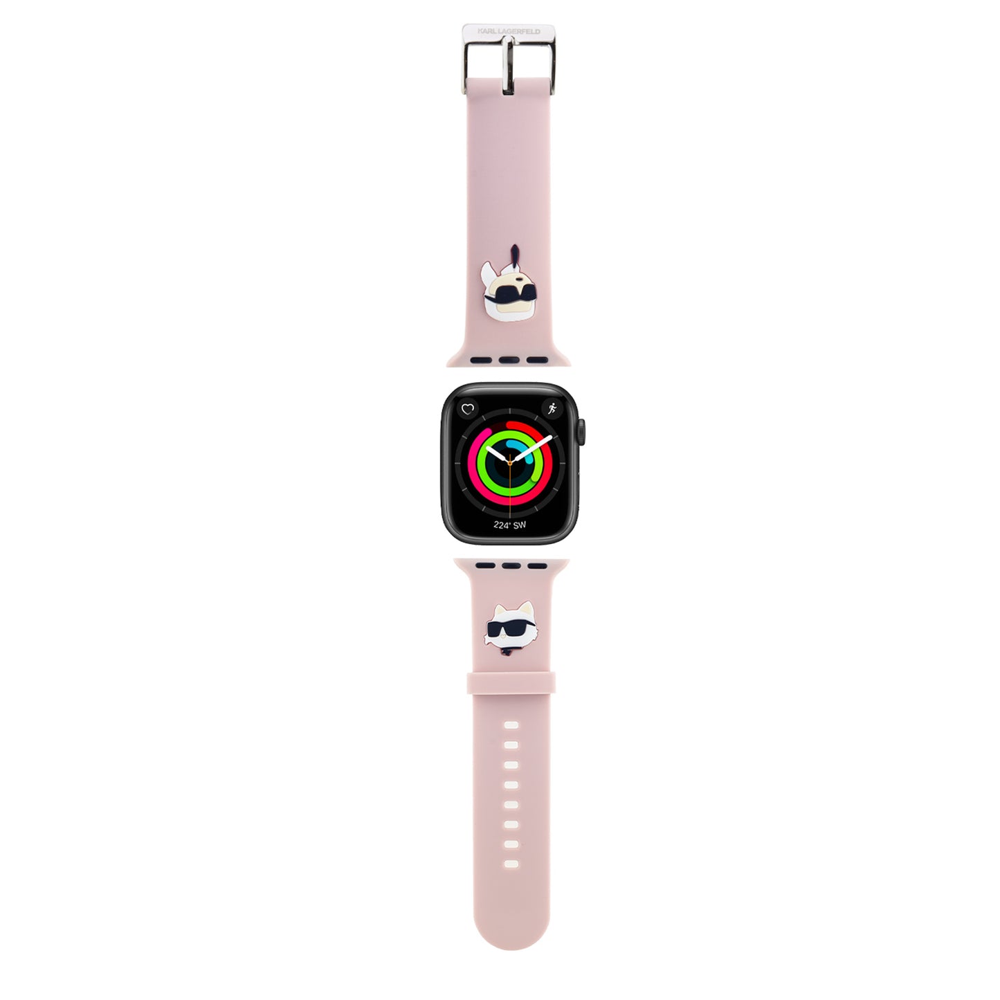 Karl Lagerfeld “Karl & Choupete’S Head” Collection Λουράκι Για Apple Watch 4/5/6/7/Se 38/40/41Mm (Ροζ – Klawmslkcnp) – Θήκη για κινητό από το PhoneBazaar.gr