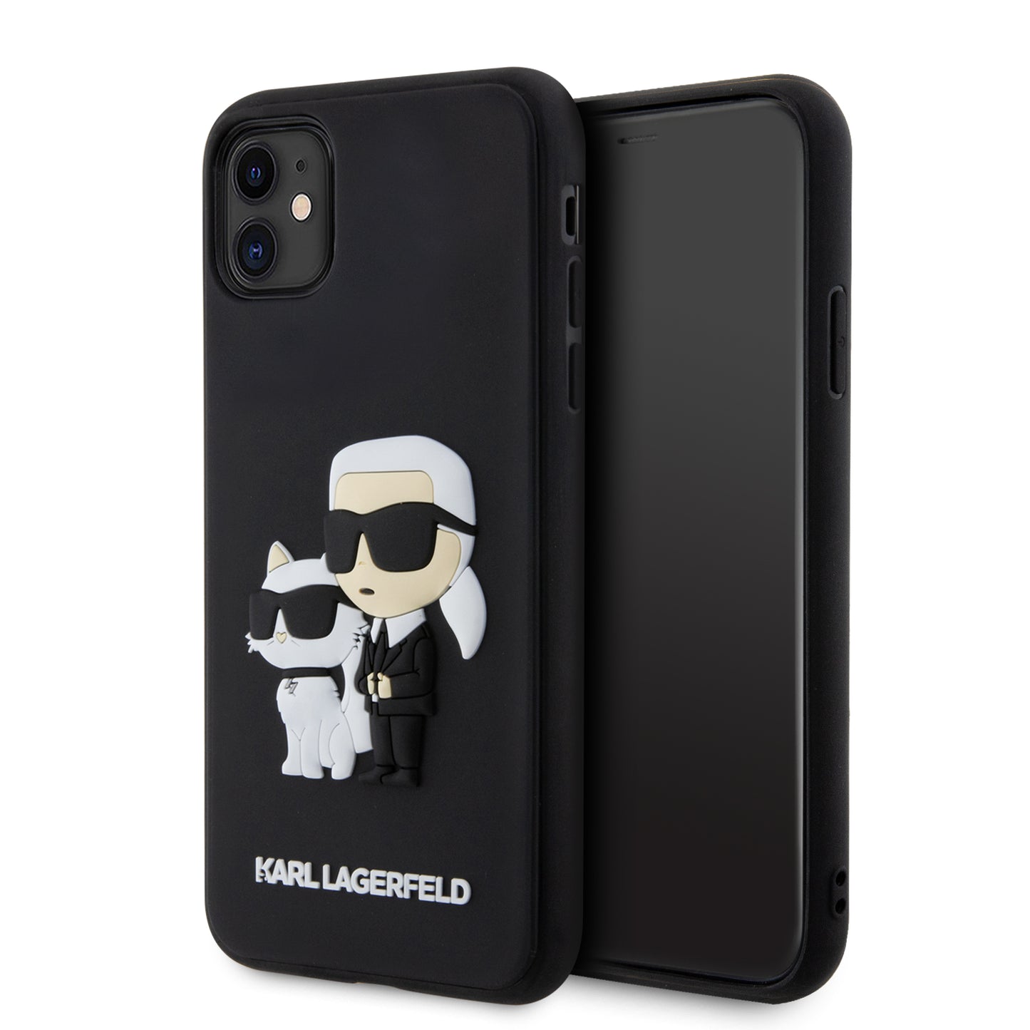 Karl Lagerfeld 3D Rubber Nft "Karl+Choupette" Hard Case Θήκη Προστασίας – Iphone 11 (Black – Klhcn613Drkcnk) – Θήκη για κινητό από το PhoneBazaar.gr