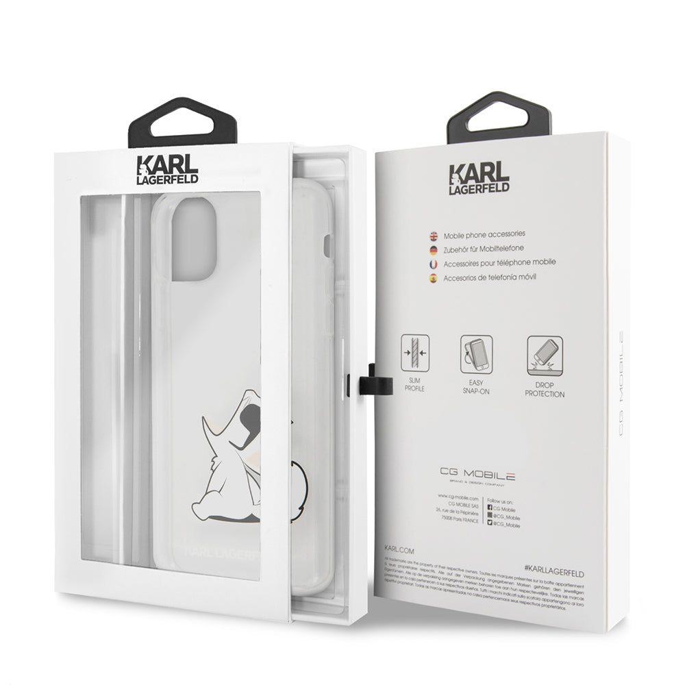 Karl Lagerfeld "Choupette Fun" Hard Case Θήκη προστασίας από σιλικόνη – iPhone 12 Pro Max (Clear)