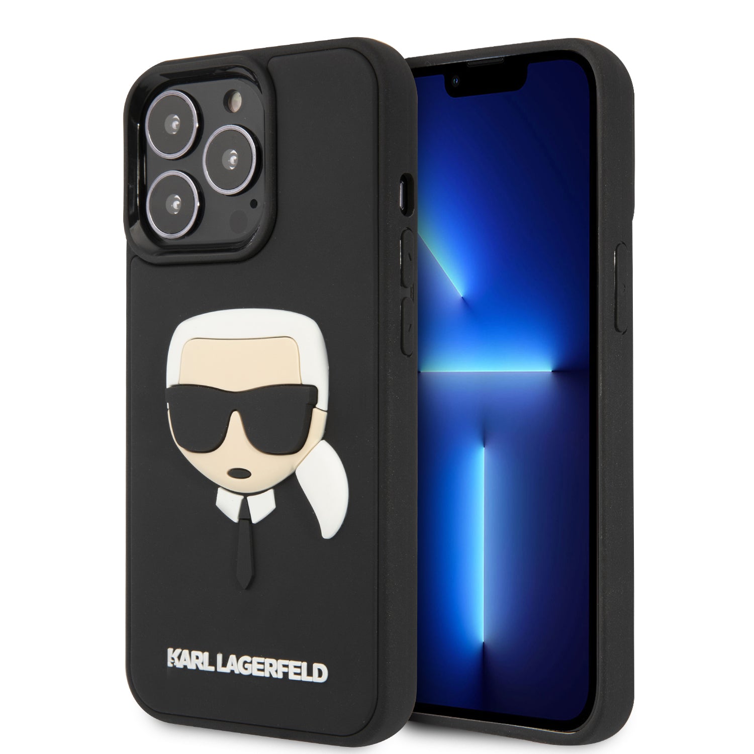 Karl Lagerfeld 3d Rubber Case Karl’s Head Θήκη Προστασίας Απο Σιλικόνη – Iphone 13 Pro (μαυρο – Klhcp13lkh3dbk) – PhoneBazaar