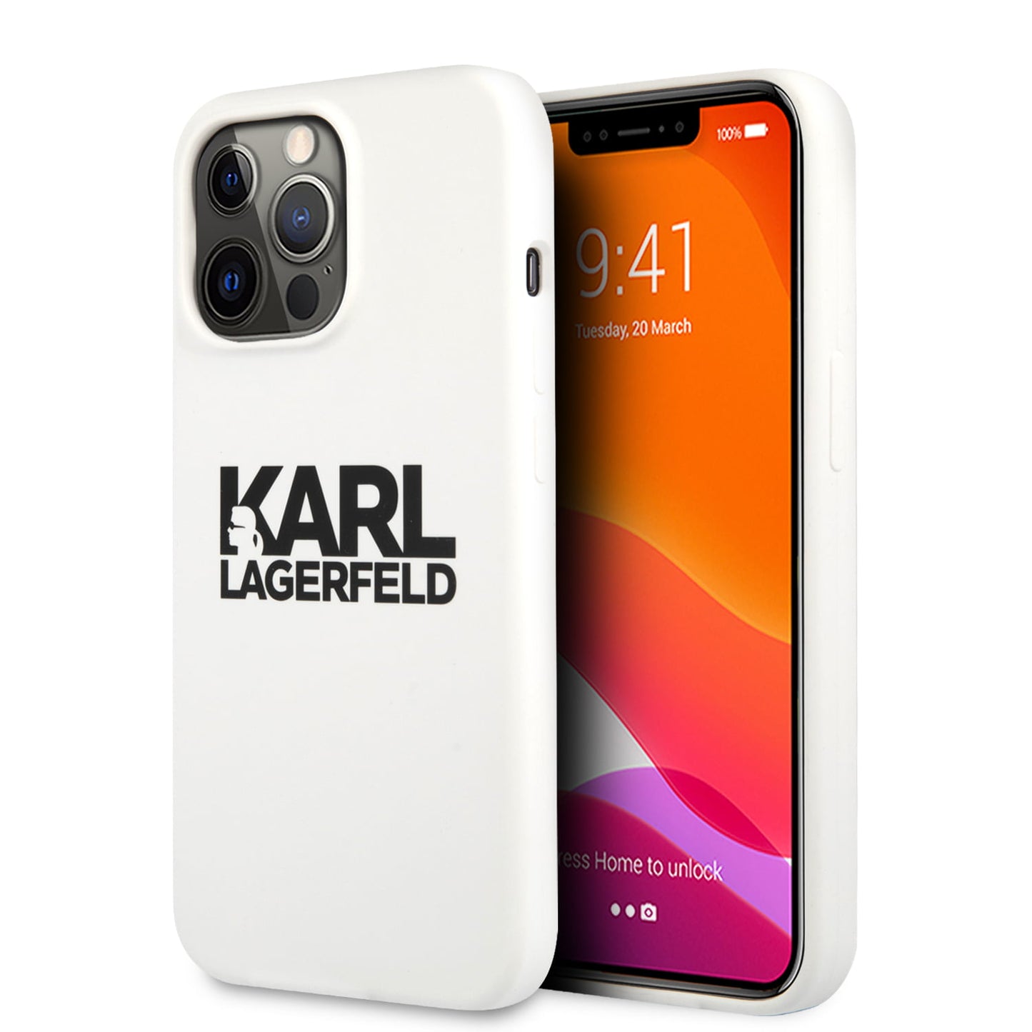 Karl Lagerfeld Hard Case Stack Logo Back Θήκη Προστασίας – Iphone 13 Pro (White) – Θήκη για κινητό από το PhoneBazaar.gr