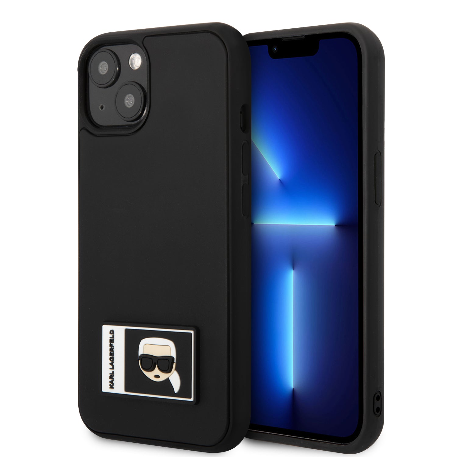 Karl Lagerfeld Ikonik Patch Karl’s Head Θήκη Προστασίας Απο Σιλικόνη – Iphone 13 Pro (μαυρο – Klhcp13m3dkpk) – PhoneBazaar