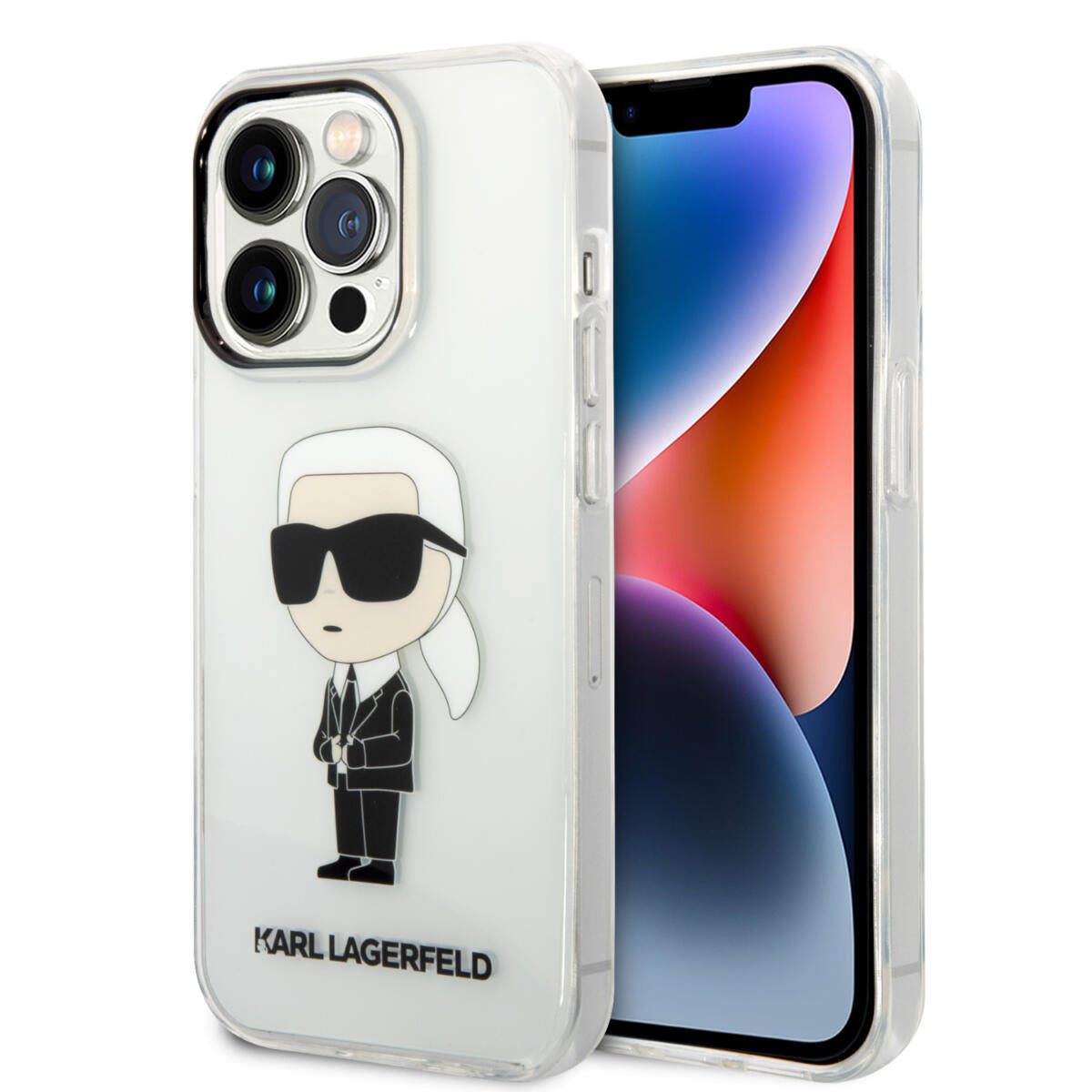 Karl Lagerfeld Ikonik Back Cover Case Karl Διάφανη Θήκη Προστασίας Από Tpu / Pc – Iphone 14 Pro (Clear) – Θήκη για κινητό από το PhoneBazaar.gr