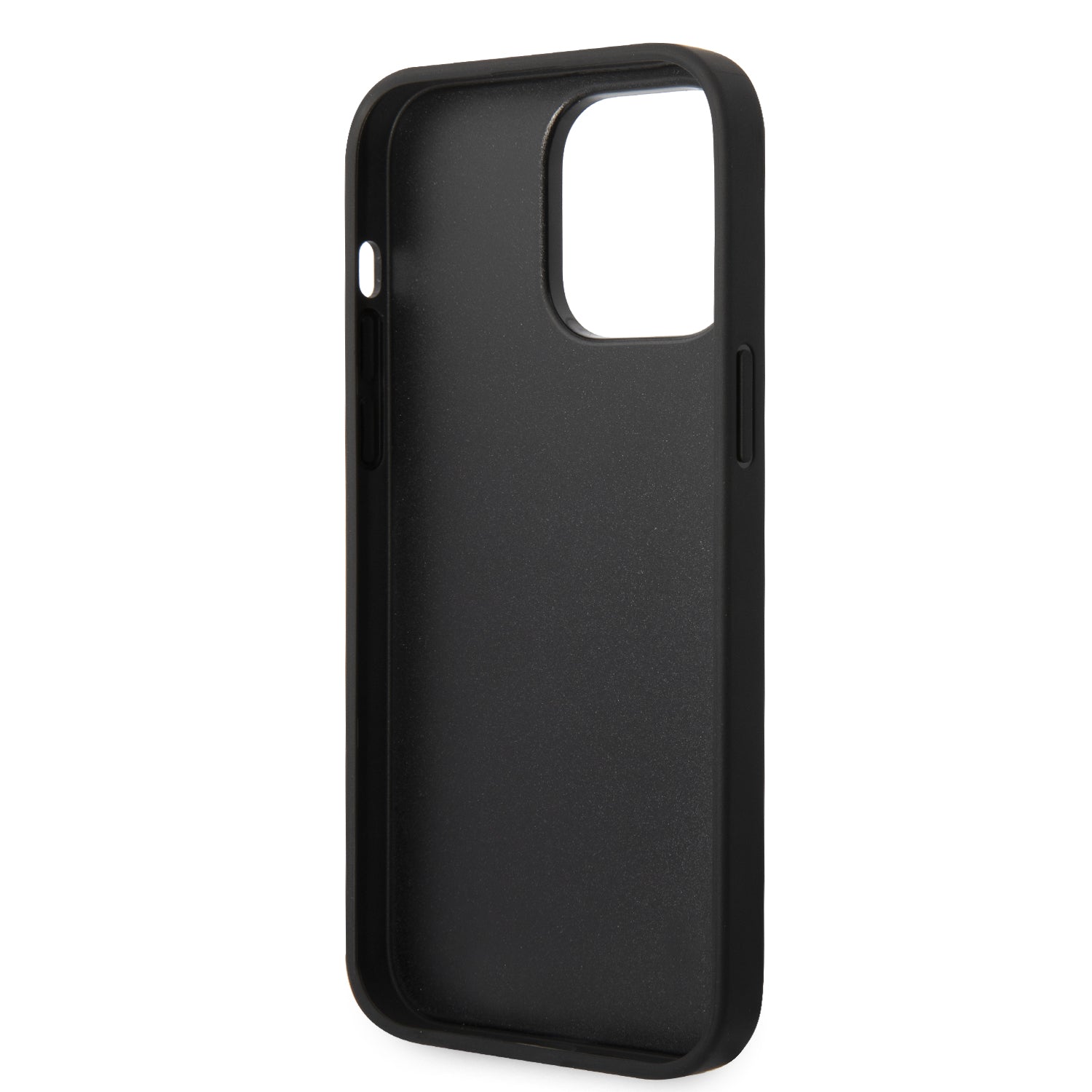 Karl Lagerfeld Glitter Flakes Case with Ikonik Patch and Metal Logo Θήκη προστασίας από σιλικόνη – iPhone 14 Pro Max (Glitter Silver)