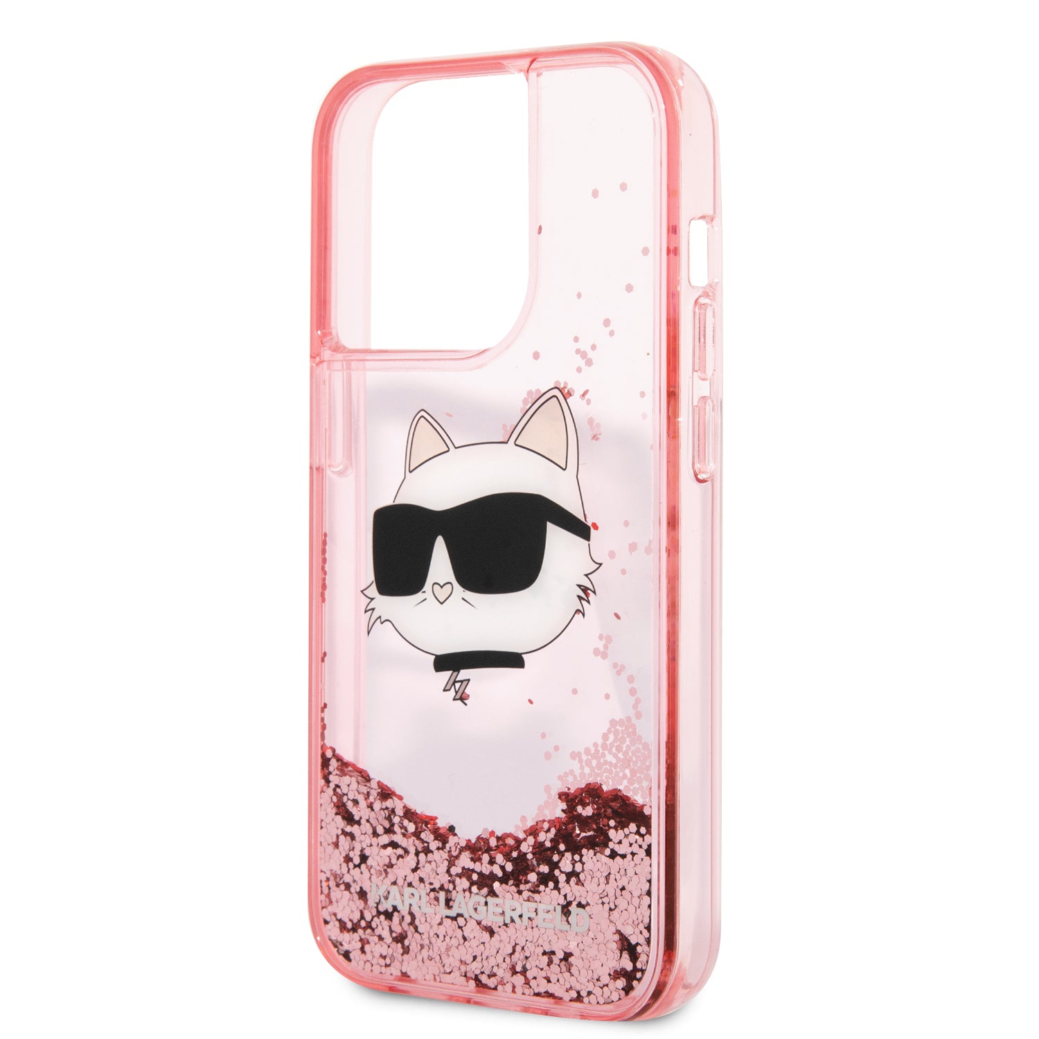 Karl Lagerfeld Choupette's Head NFT Liquid Glitter Case Θήκη προστασίας από σιλικόνη – iPhone 14 Pro Max (Ροζ – KLHCP14XLNCHCP)