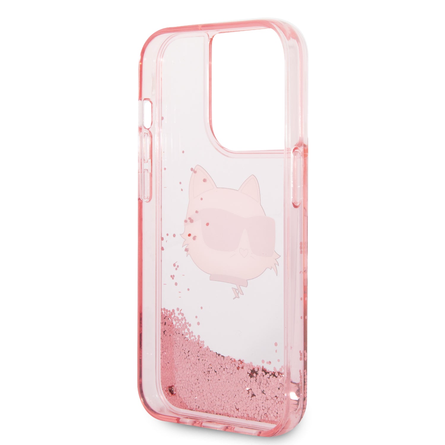 Karl Lagerfeld Choupette's Head NFT Liquid Glitter Case Θήκη προστασίας από σιλικόνη – iPhone 14 Pro Max (Ροζ – KLHCP14XLNCHCP)
