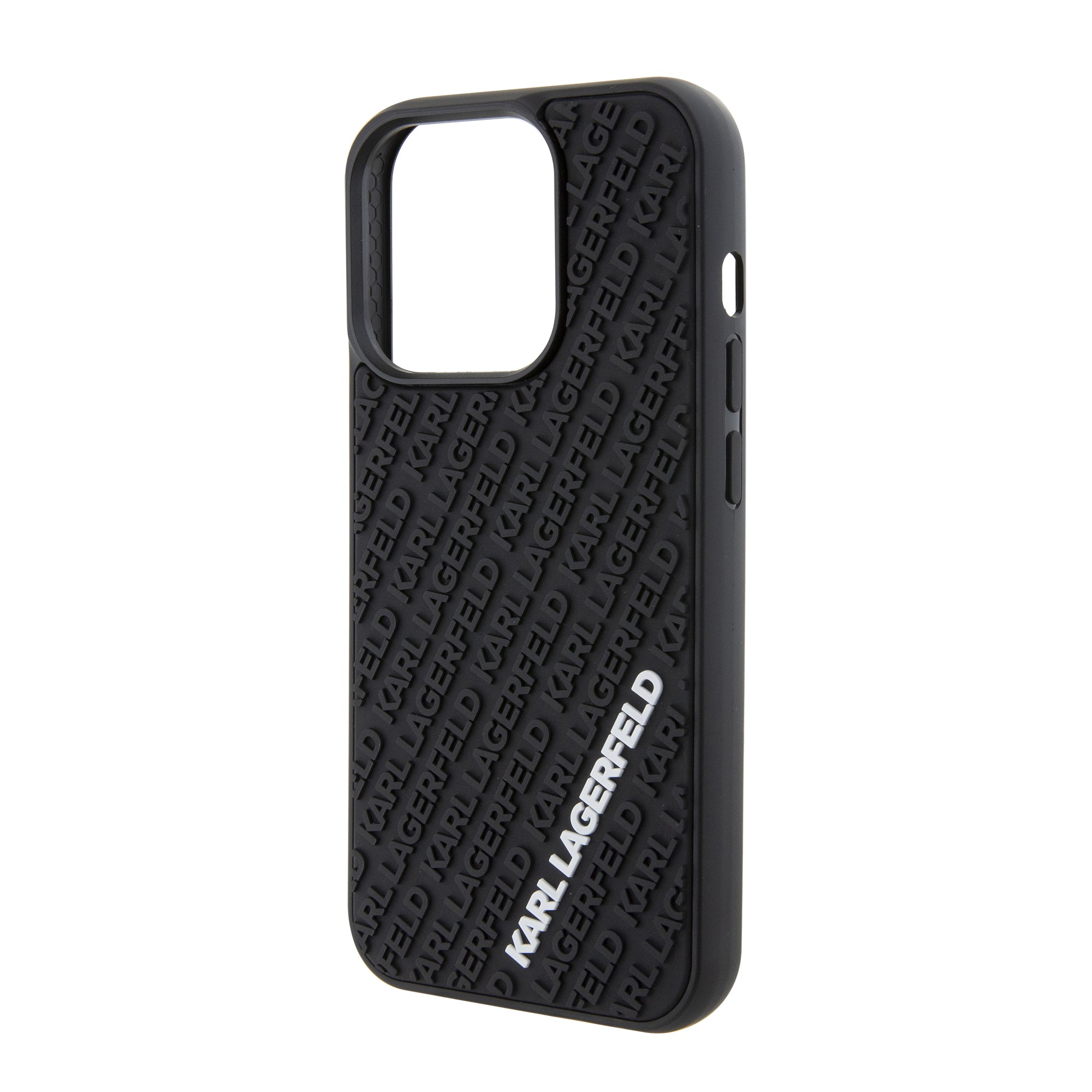 Karl Lagerfeld “Karl 3D Logo Cover” Hard Case Θήκη προστασίας από σιλικόνη – iPhone 15 Pro (Black – KLHCP15L3DMKRLK)