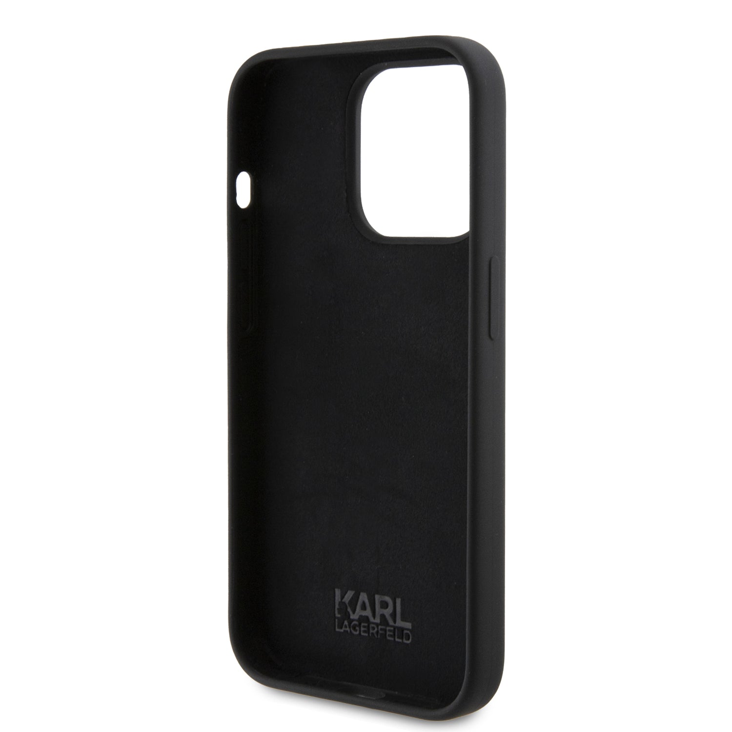 Karl Lagerfeld “Karl Script Logo” Hard Case Θήκη προστασίας από σιλικόνη – iPhone 15 Pro (Black – KLHCP15LSKSBMCK)