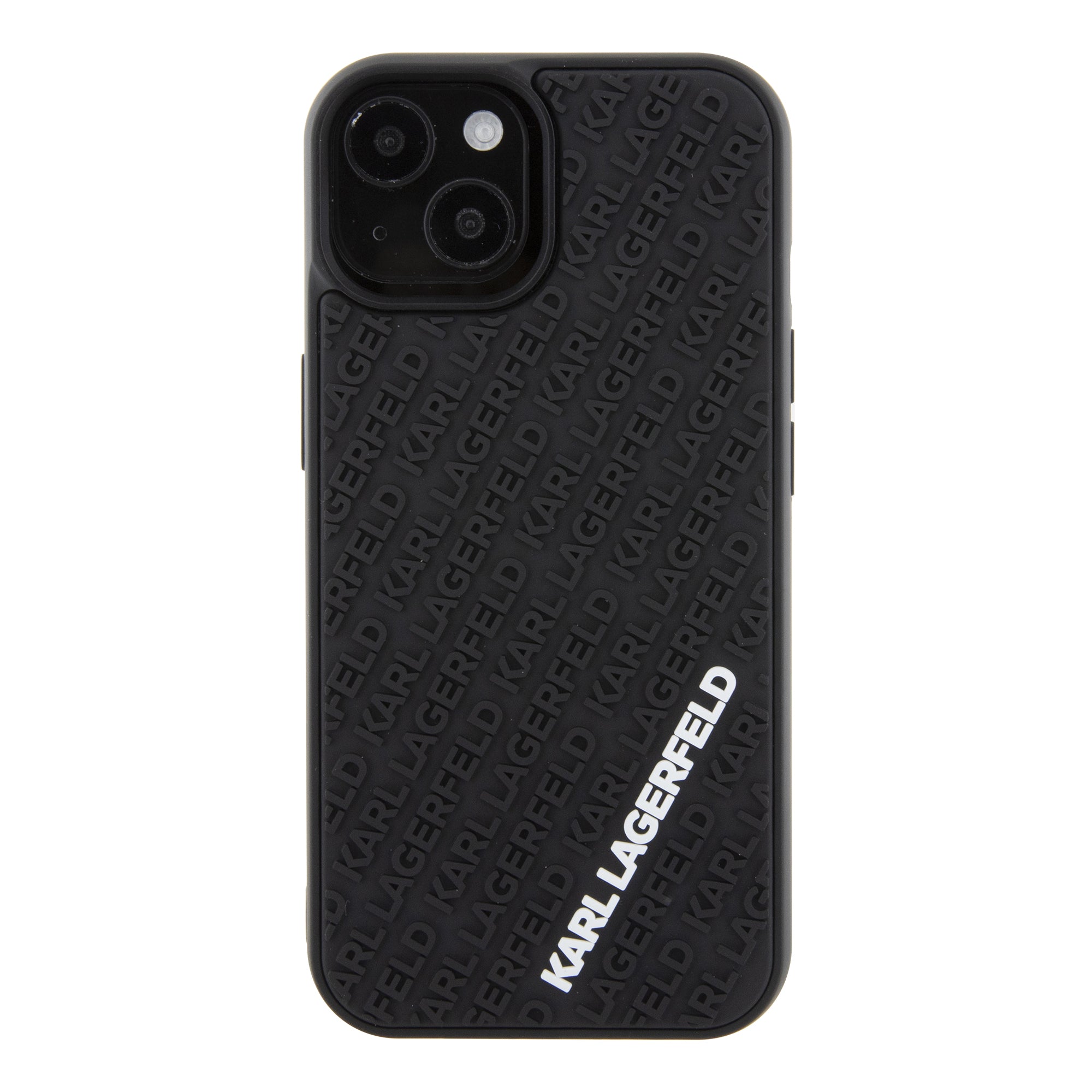 Karl Lagerfeld “Karl 3D Logo Cover” Hard Case Θήκη προστασίας από σιλικόνη – iPhone 15 (Black – KLHCP15S3DMKRLK)