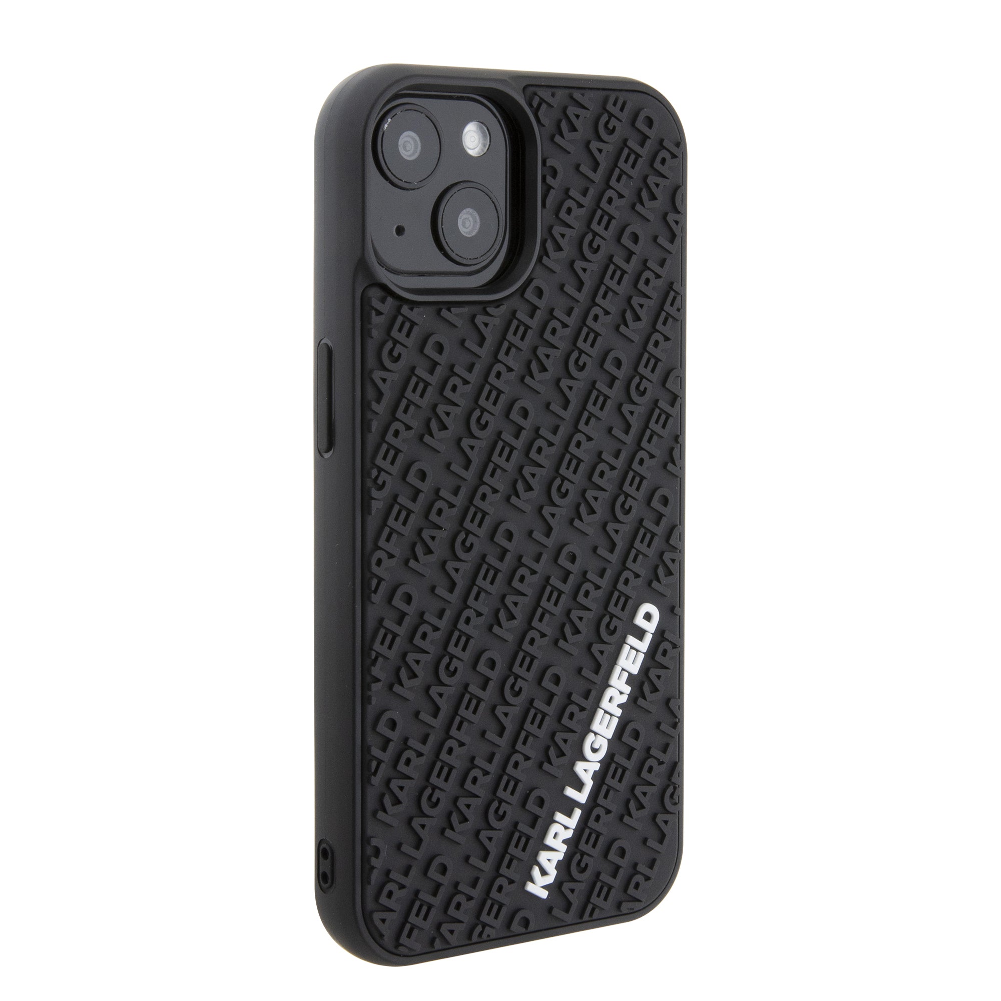Karl Lagerfeld “Karl 3D Logo Cover” Hard Case Θήκη προστασίας από σιλικόνη – iPhone 15 (Black – KLHCP15S3DMKRLK)