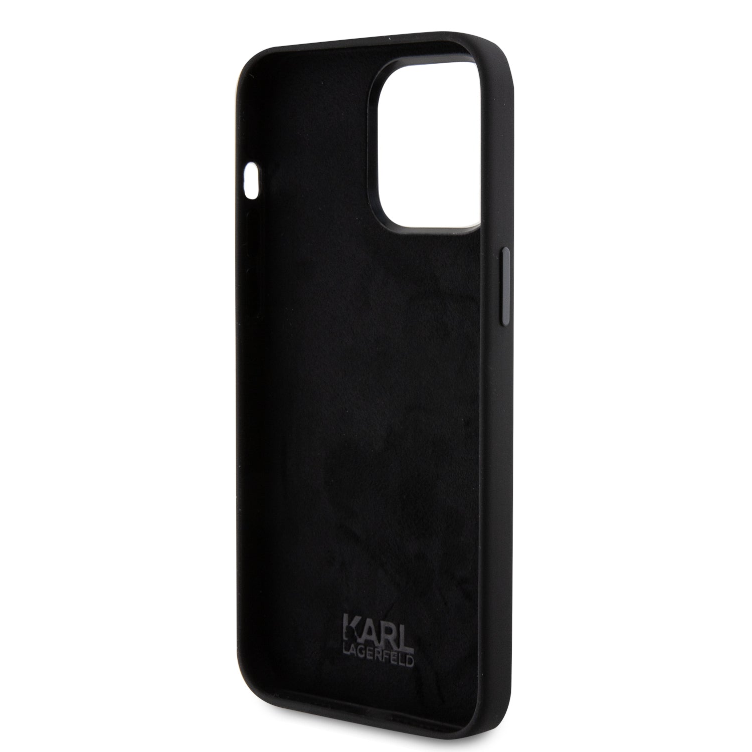 Karl Lagerfeld Ikonik Metal Pin Hard Case Θήκη προστασίας από σιλικόνη – iPhone 15 Pro Max (Black – KLHCP15XSMHKNPK)