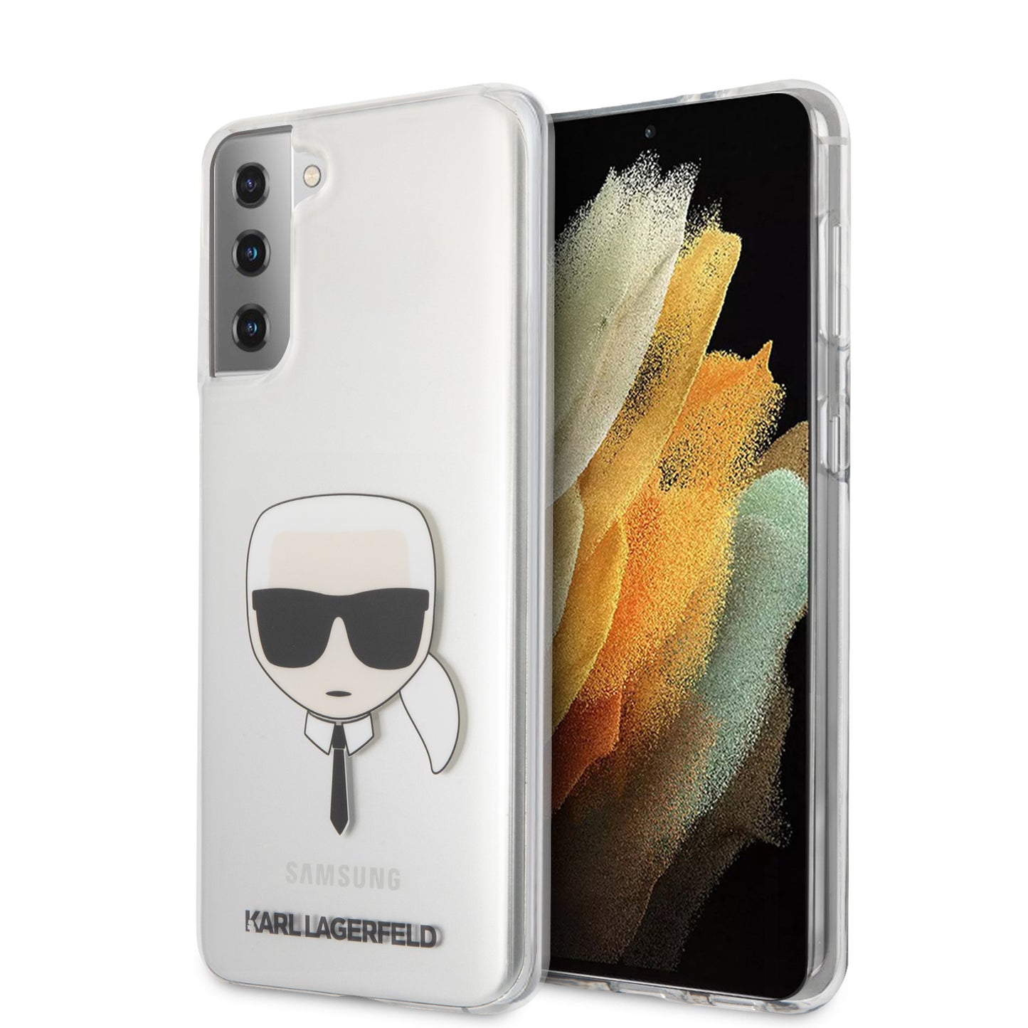 Karl Lagerfeld “Karl'S Head” Διάφανη Θήκη Προστασίας Από Σιλικόνη – Samsung Galaxy S21 Plus G996 (Klhcs21Mktr - Διάφανη) – Θήκη για κινητό από το PhoneBazaar.gr