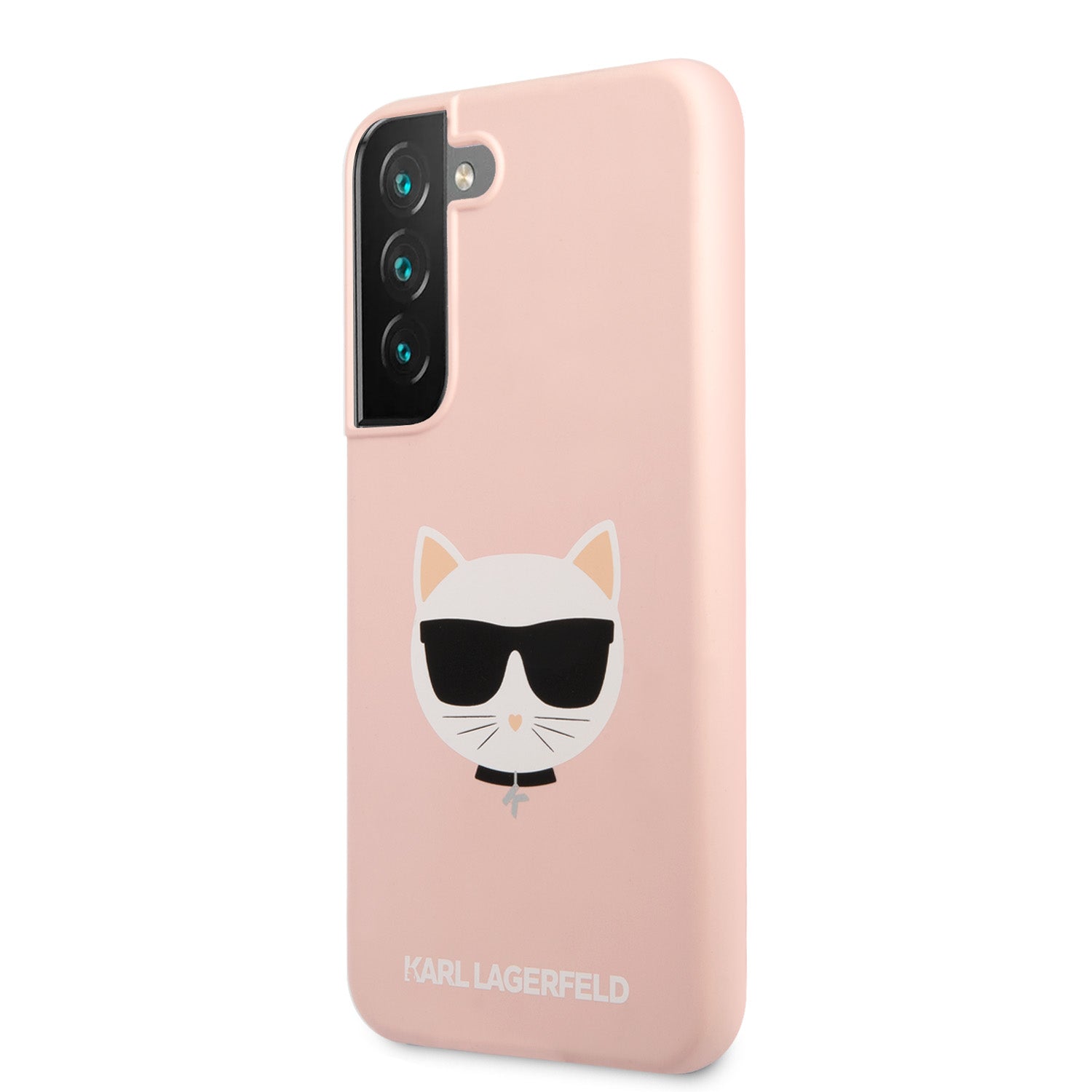 Karl Lagerfeld Saffiano Leather Hard Case Choupette's Head Θήκη προστασίας από σιλικόνη – Samsung Galaxy S22 Plus (ροζ - KLHCS22MSLCHPI)