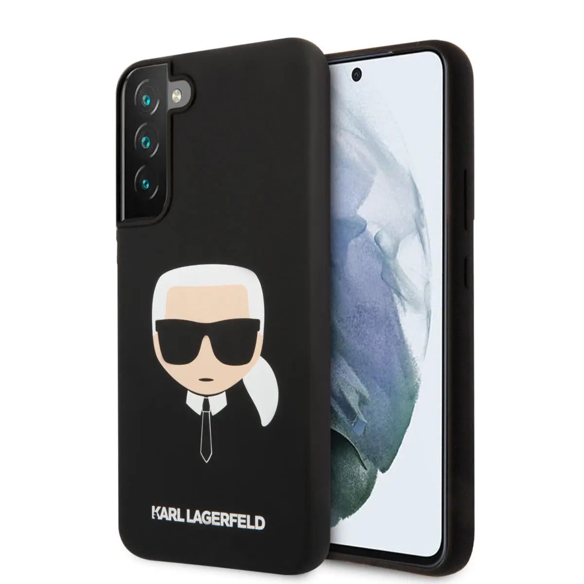 Karl Lagerfeld Liquid Silicone Case Karl's Head Θήκη Προστασίας Απο Σιλικόνη – Samsung S22+ (μαυρο για Klhcs22mslkhbk) – PhoneBazaar