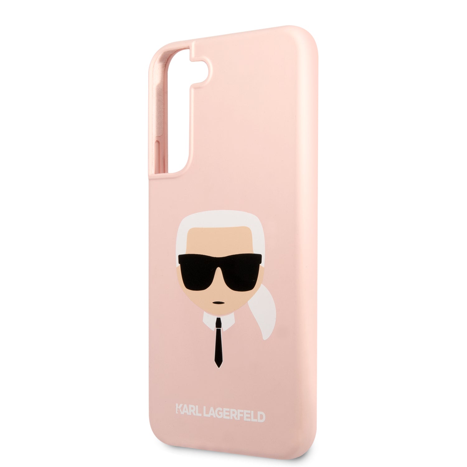 Karl Lagerfeld Saffiano Leather Hard Case Karl's Head Θήκη προστασίας από σιλικόνη – Samsung Galaxy S22 Plus (ροζ - KLHCS22MSLKHPI)