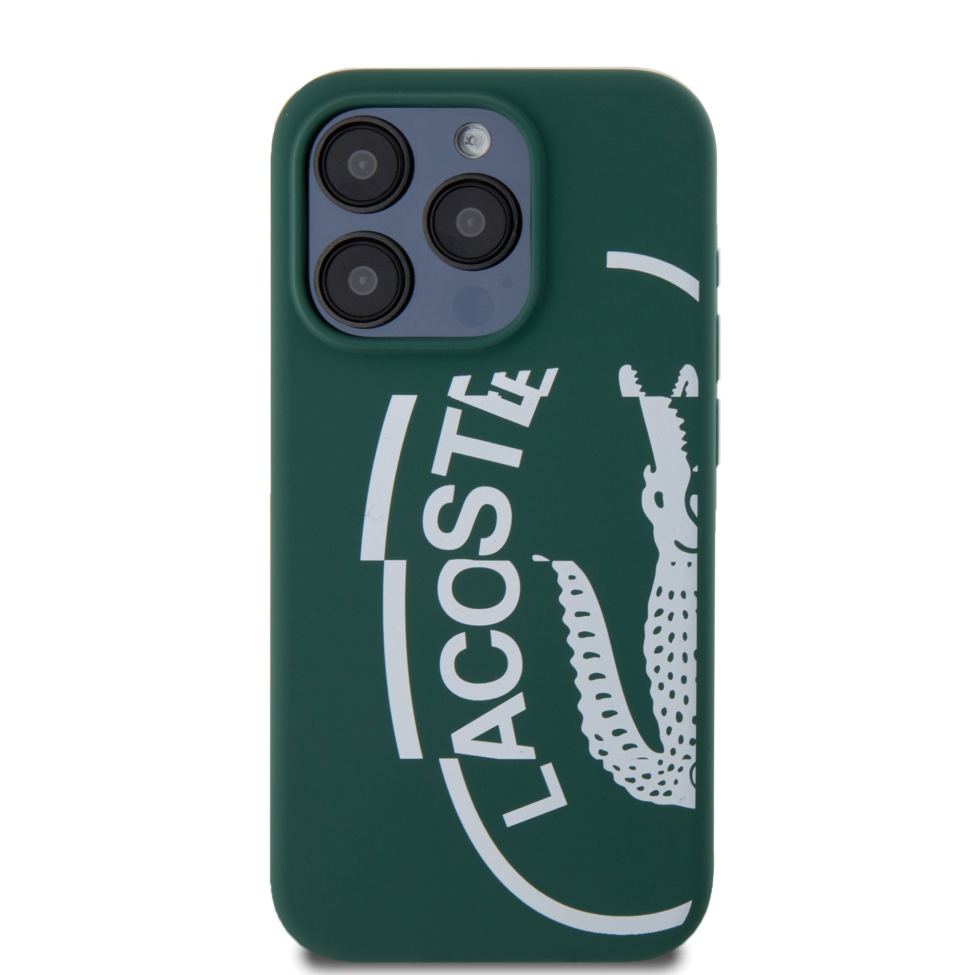 Lacoste Oval Logo Hard Case Θήκη προστασίας από Σιλικόνη για iPhone 15 Pro (Πράσινο/Λευκό)