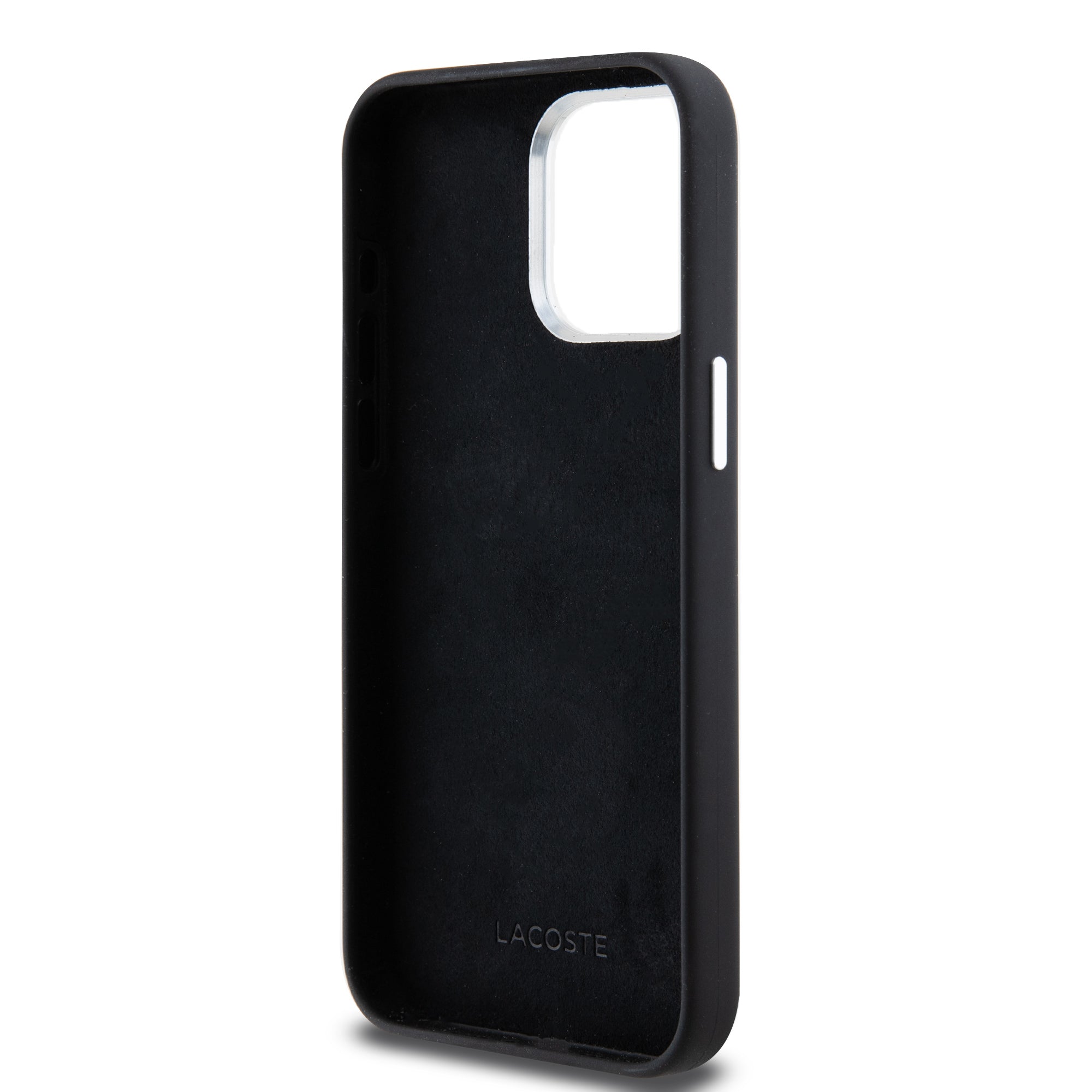 Lacoste Stripes Hard Case Θήκη προστασίας από Liquid σιλικόνη για iPhone 15 Pro Max (Λευκό)