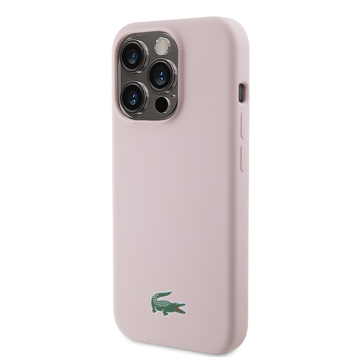 Lacoste Magsafe Croc Logo Hard Case Θήκη προστασίας από Σιλικόνη για iPhone 15 Pro (Ροζ)