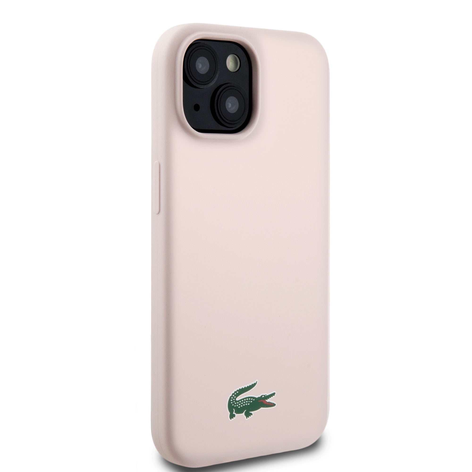 Lacoste Magsafe Croc Logo Hard Case Θήκη προστασίας από Σιλικόνη για iPhone 15 (Ροζ)