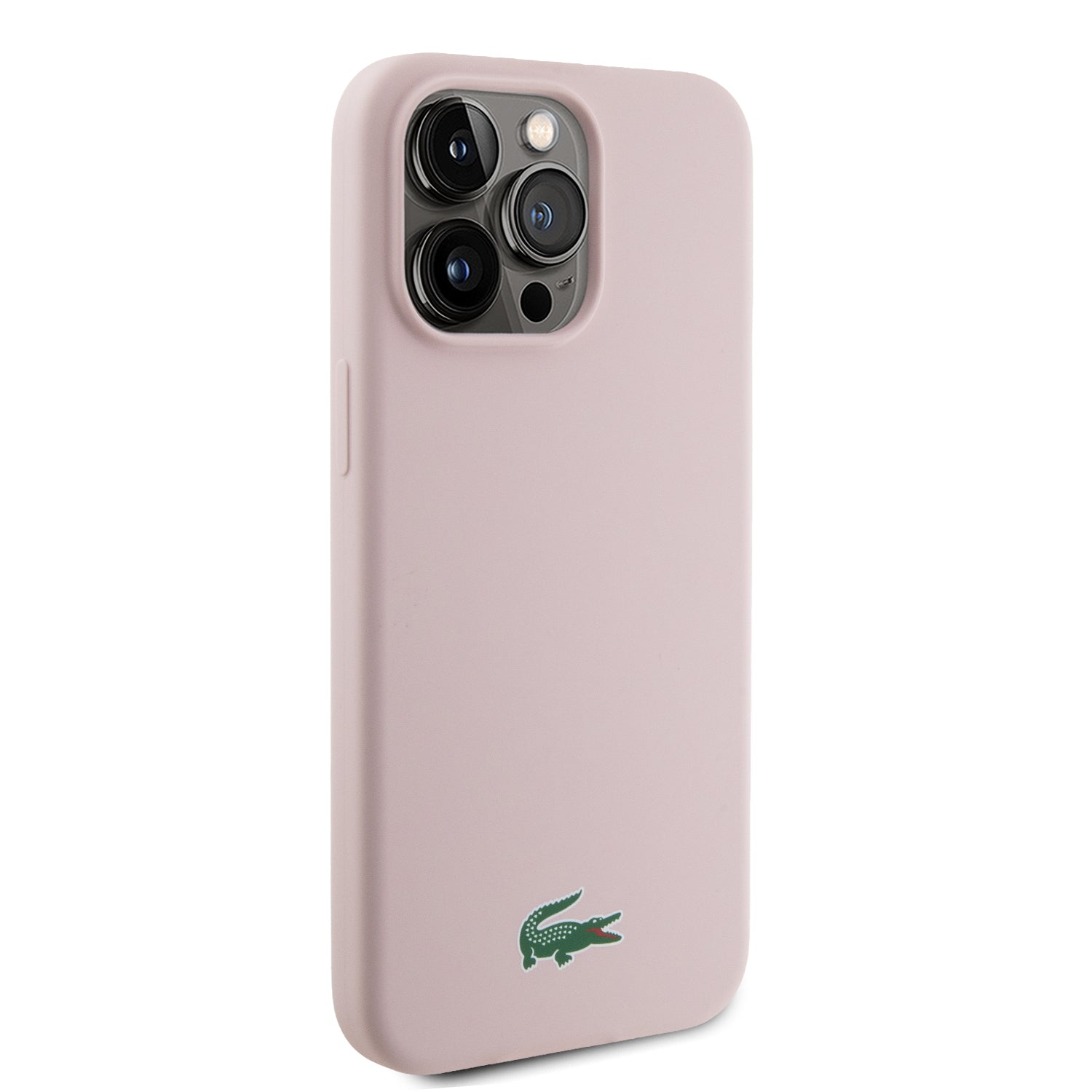 Lacoste Magsafe Croc Logo Hard Case Θήκη προστασίας από Σιλικόνη για iPhone 15 Pro Max (Ροζ)