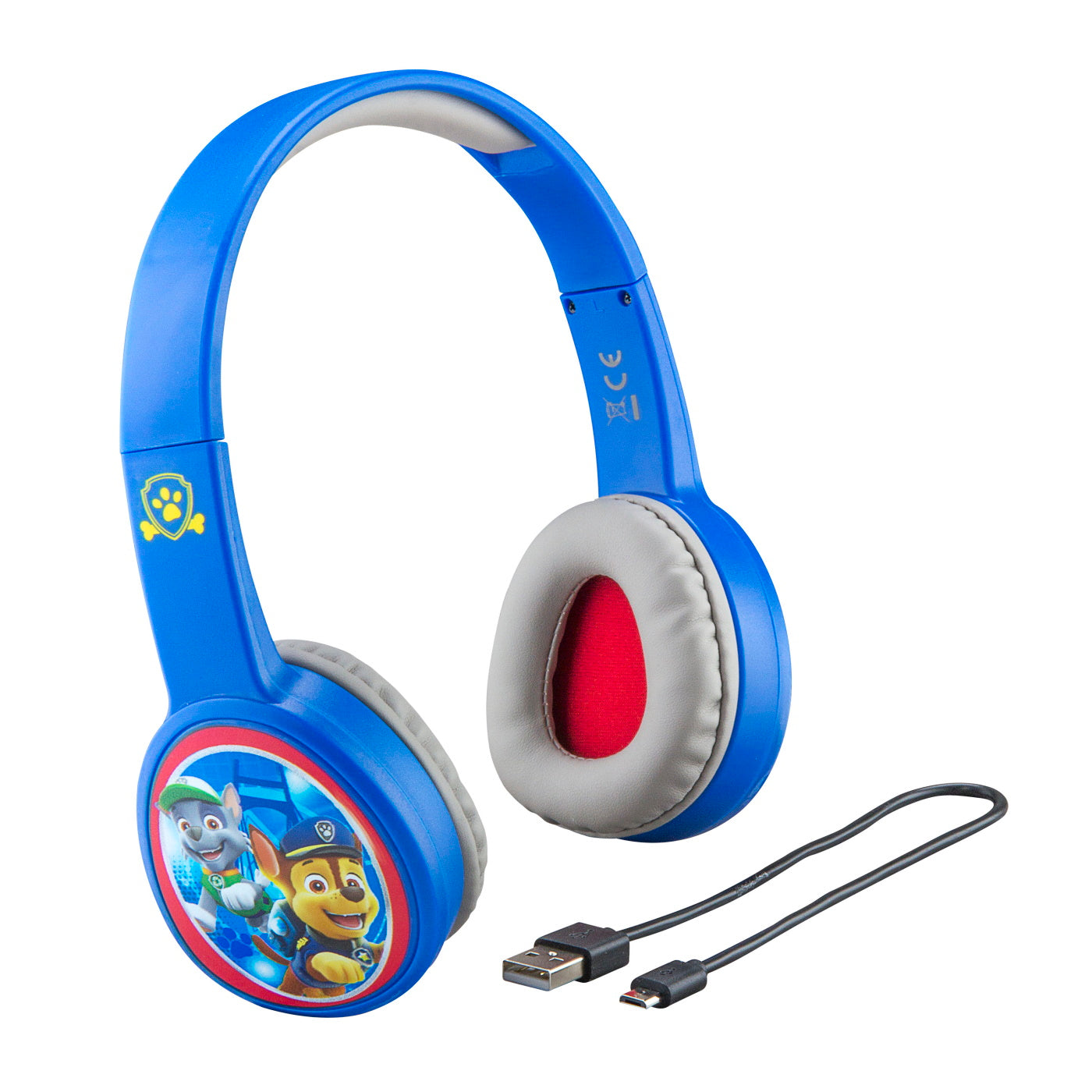 eKids Paw Patrol Ασύρματα Ακουστικά με ασφαλή μέγιστη ένταση ήχου για παιδιά και εφήβους (PW-B36VM) (Γαλάζιο/Λευκό)