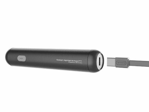 Allocacoc® FlashLight |NightLight Recharge| Επαναφορτιζόμενος Φακός LED (grey)