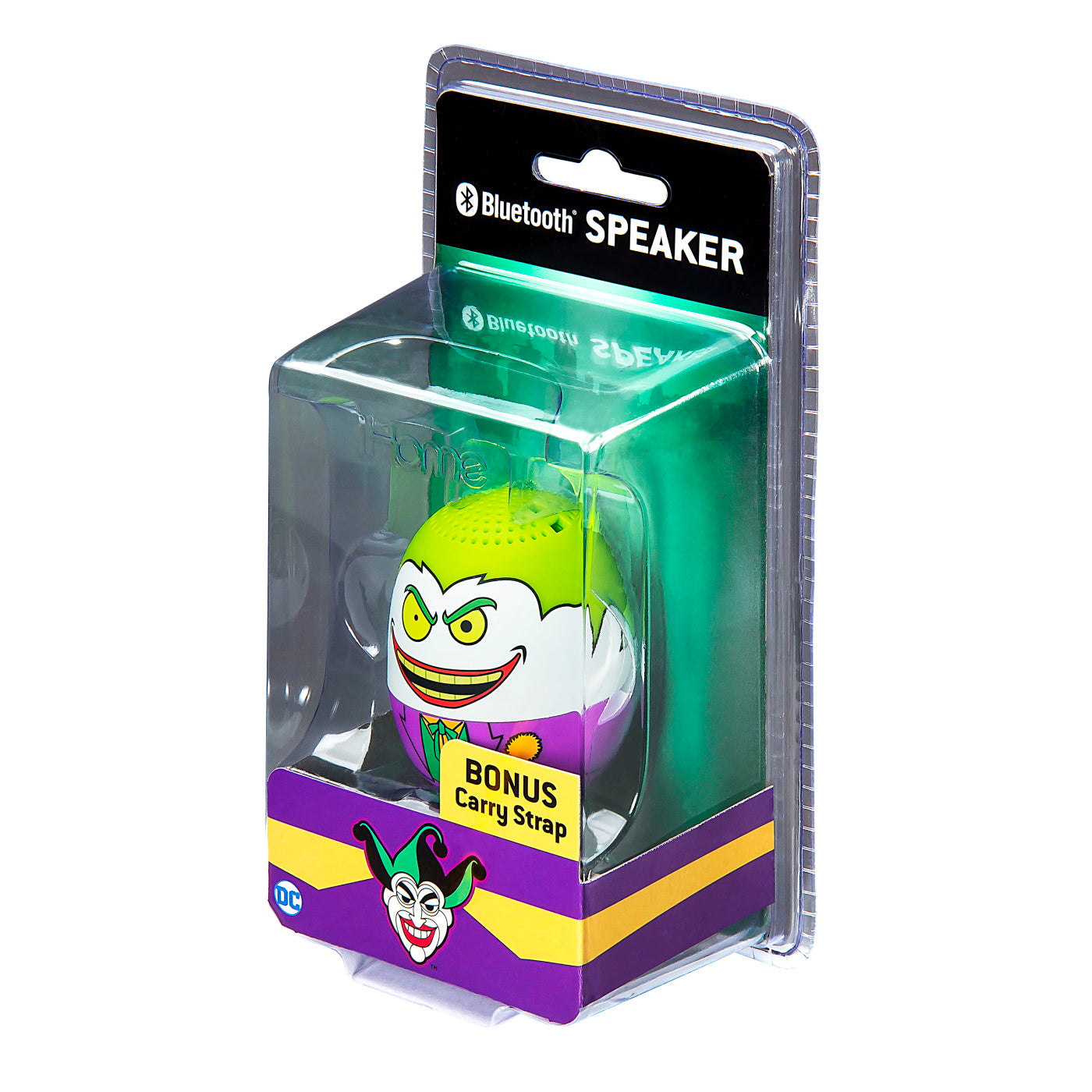 eKids Joker Φορητό ηχείο Bluetooth για παιδιά με λουράκι καρπού (Μωβ/Κίτρινο)