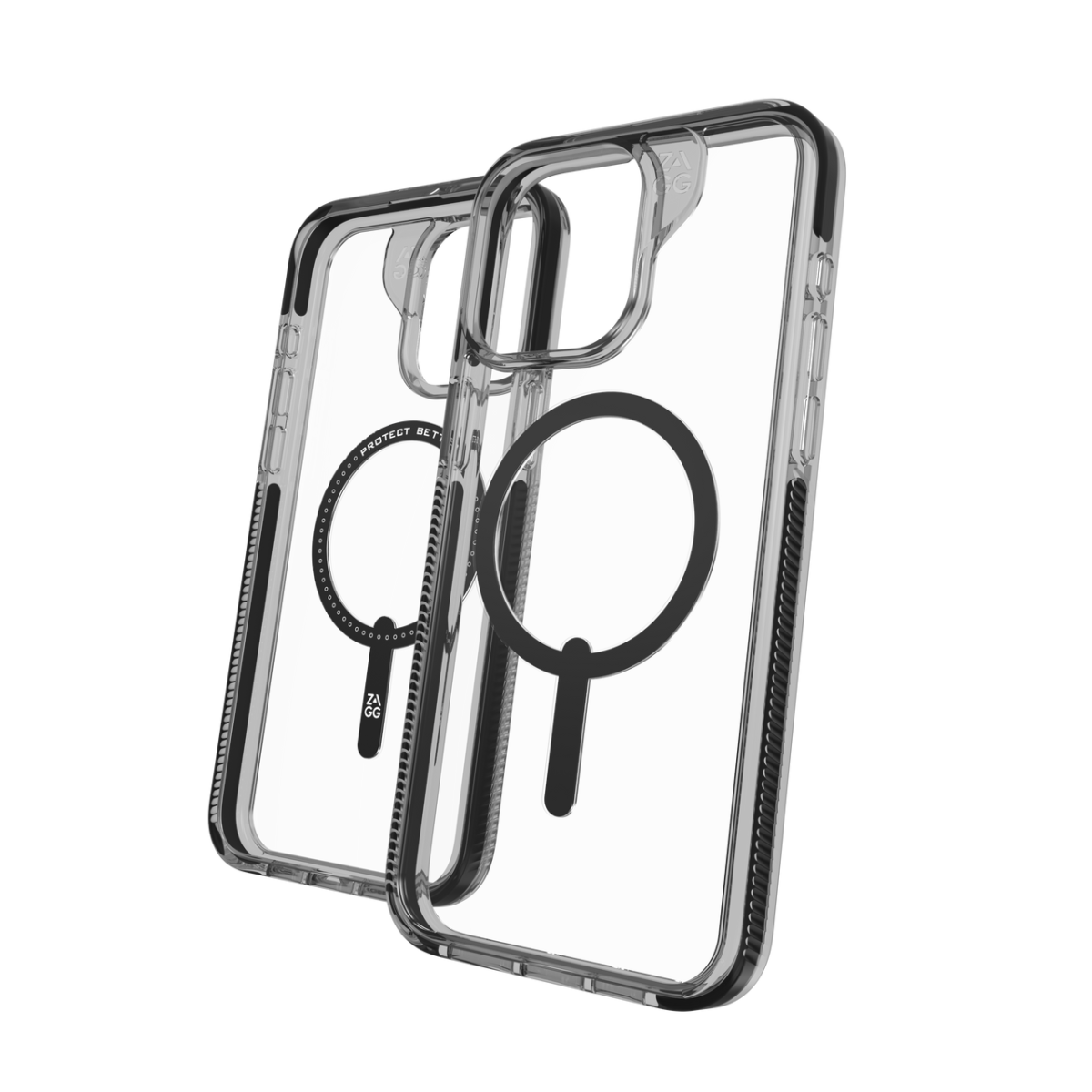 Zagg Santa Cruz Snap Θήκη προστασίας που αντέχει σε πτώσεις έως 4 μέτρα – iPhone 15 Pro Max (Clear/Black)