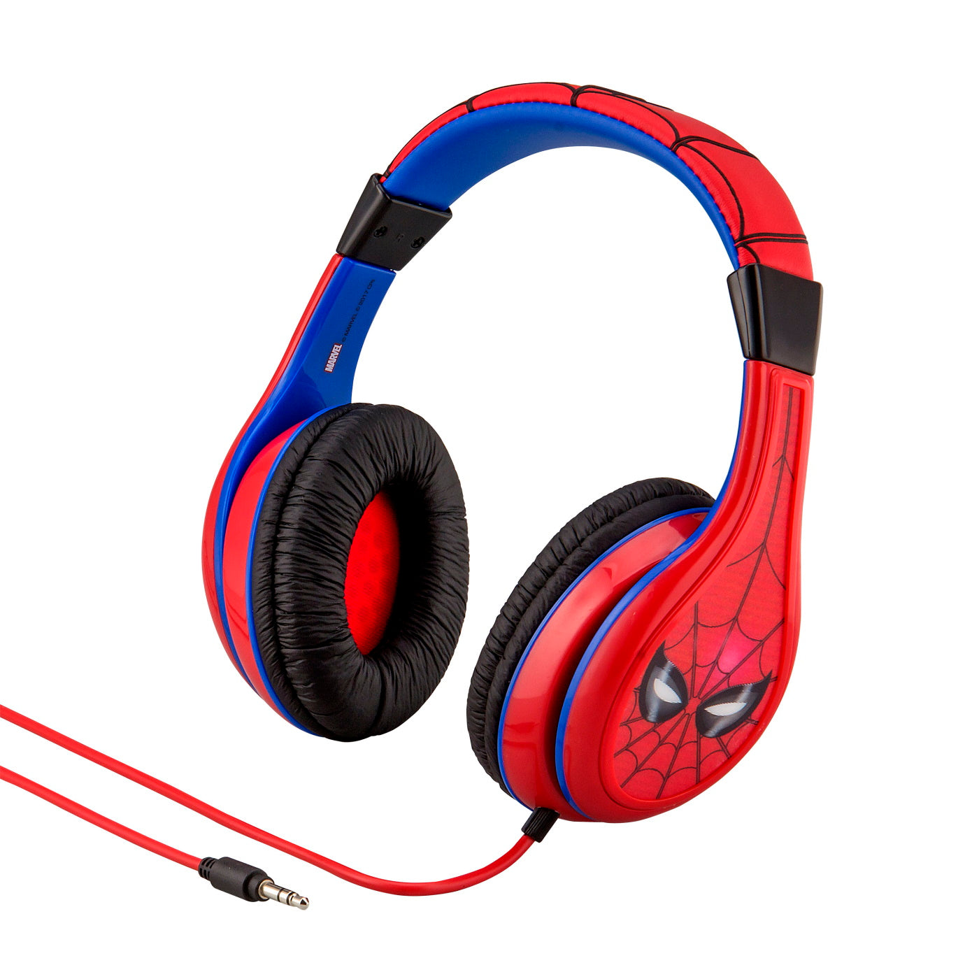 Τα eKids Spiderman Ενσύρματα Ακουστικά (SM-140) σε μπλε/κόκκινο από το phonebazaar.gr διαθέτουν μαξιλαράκια αυτιού, σχέδιο Spider-Man, καλώδιο 3.5mm και ασφαλή μέγιστη ένταση ήχου για παιδιά και εφήβους.
