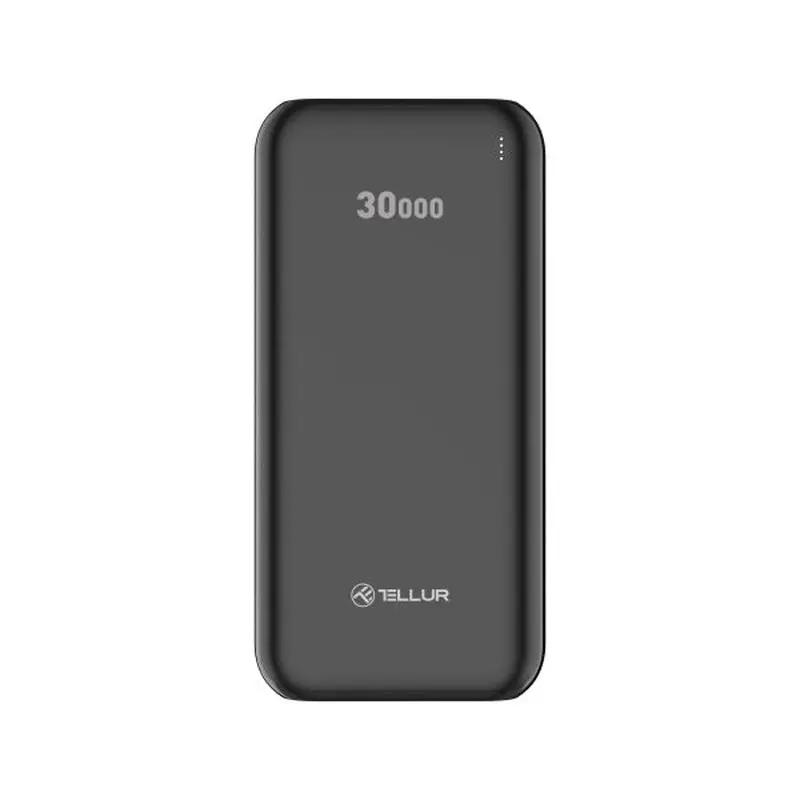Tellur Powerbank PBC303 30.000mAh σε μαύρο χρώμα με 2x USB, 1xUSB-C (TLL158321) – PhoneBazaar