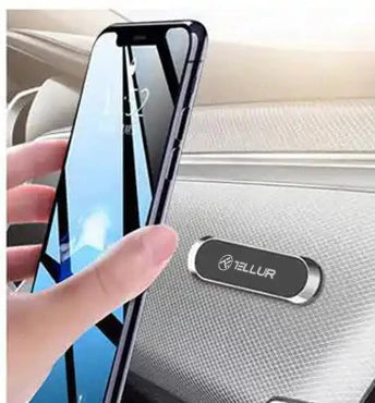 Tellur MCM8 Magnetic phone holder with sticker, Grey- Mαγνητική βάση τηλεφώνου με αυτοκόλλητο, γκρι (TLL171281)