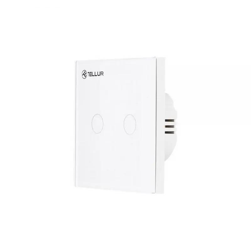 Tellur WiFi Switch 2 Ports 1800W 10A Έξυπνος διακόπτης WiFi 2 θυρών σε λευκό (TLL331051) – PhoneBazaar