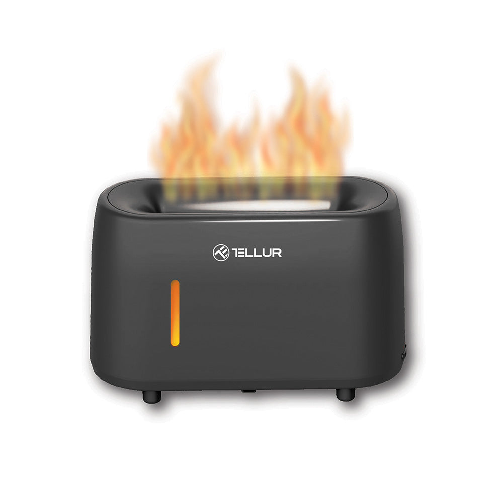 Tellur Flame Aroma Diffuser Ηλεκτρονικός Υγραντήρας Τηλεχειριζόμενος Σε Σκούρο Γκρι Χρώμα (Tll441131) – Θήκη για κινητό από το PhoneBazaar.gr
