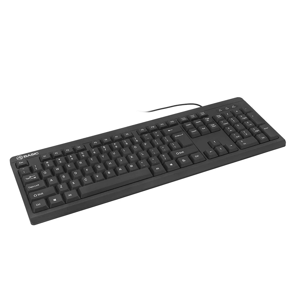 Tellur Basic Wired Keyboard US, USB – Μαύρο (US QWERTY, καλώδιο 1,35 m)