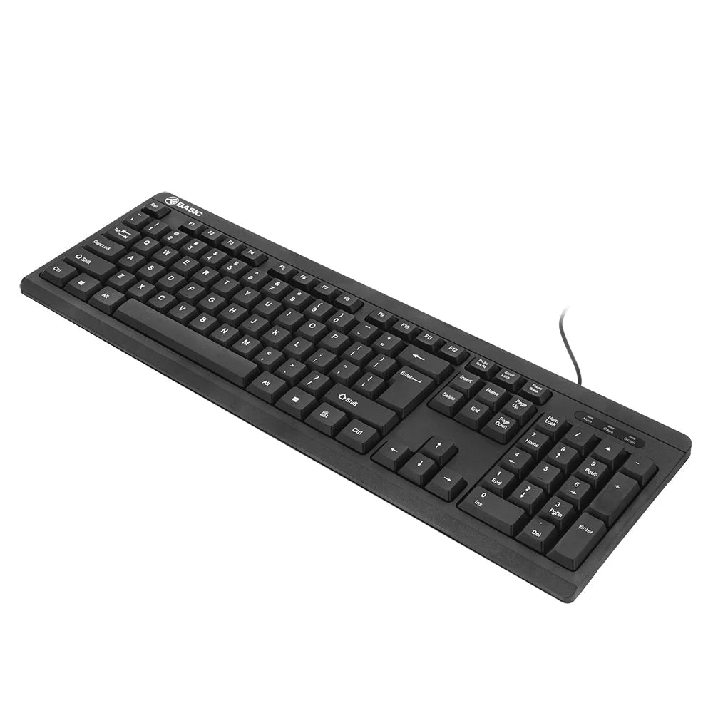 Tellur Basic Wired Keyboard US, USB – Μαύρο (US QWERTY, καλώδιο 1,35 m)