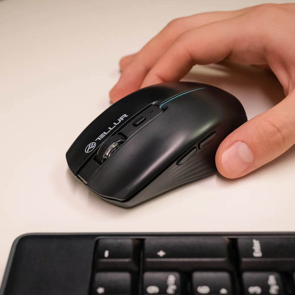 Tellur Wireless Silent Click - Ασύρματο Ποντίκι σε μαύρο χρώμα