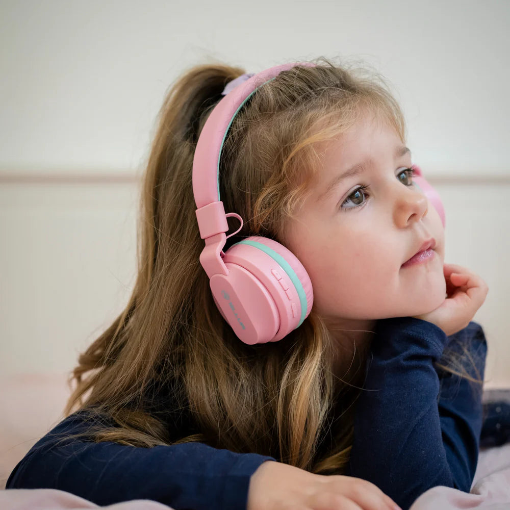 Tellur Buddy Over‑Ear Bluetooth Ακουστικά για Παιδιά, Bluetooth 5.3 – Ροζ