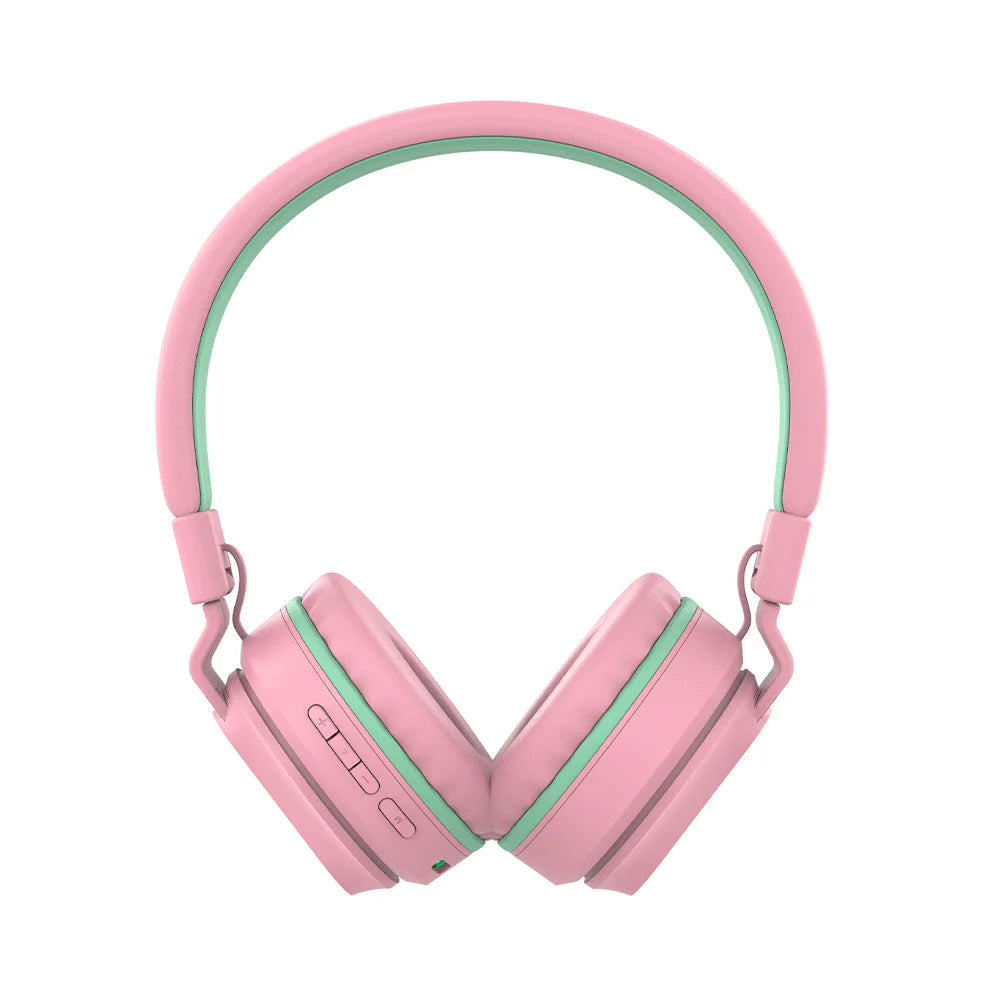 Tellur Buddy Over‑Ear Bluetooth Ακουστικά για Παιδιά, Bluetooth 5.3 – Ροζ