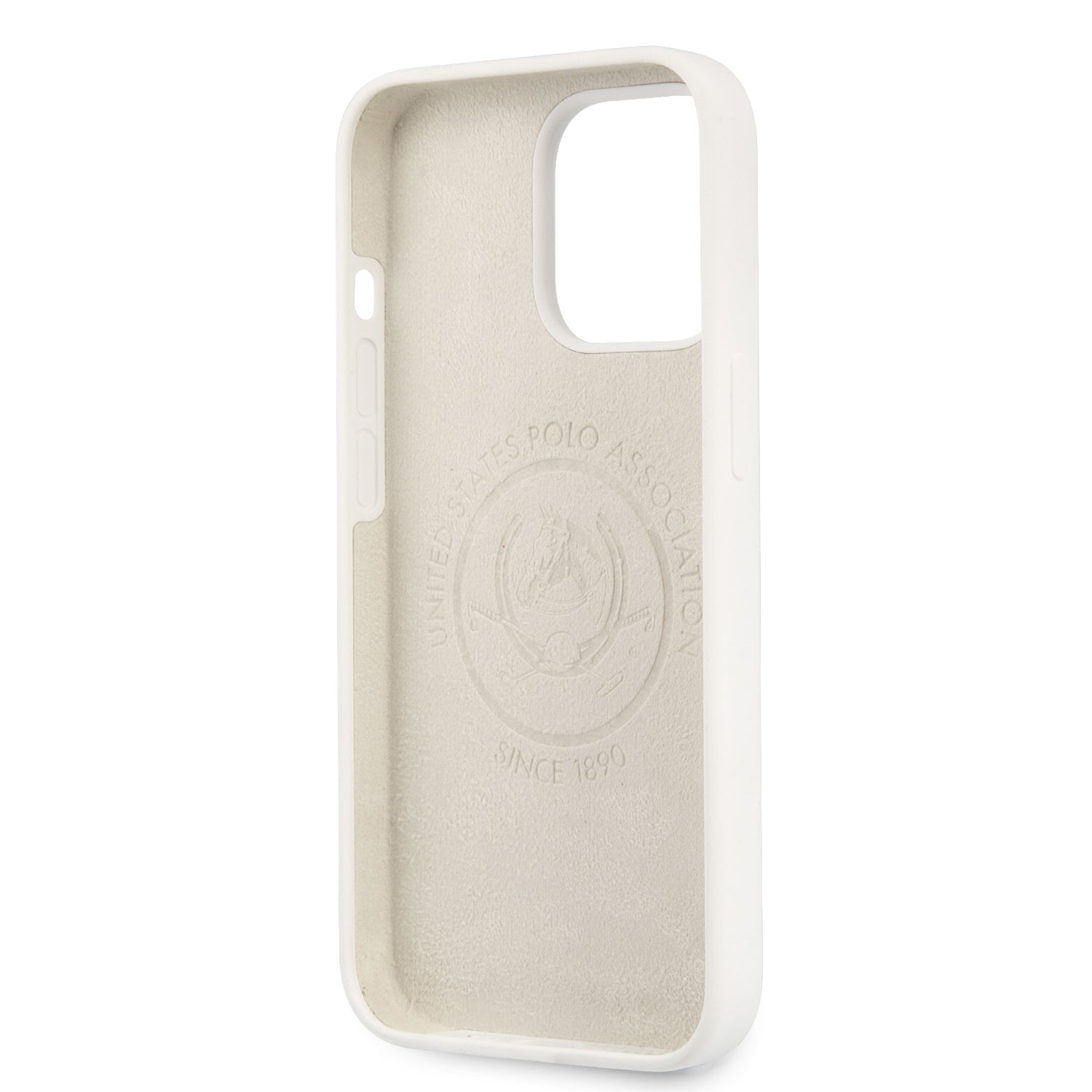 U.S. Polo Assn. “Authentic Logo Collection” Θήκη προστασίας από σιλικόνη – iPhone 13 Pro (Λευκό – USHCP13LSATH)