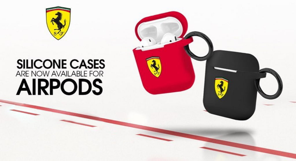 Ferrari Phone Holder Air Vent Mount Μαγνητική βάση στήριξης Smartphone αεραγωγών (Μαύρη/Ασημί)