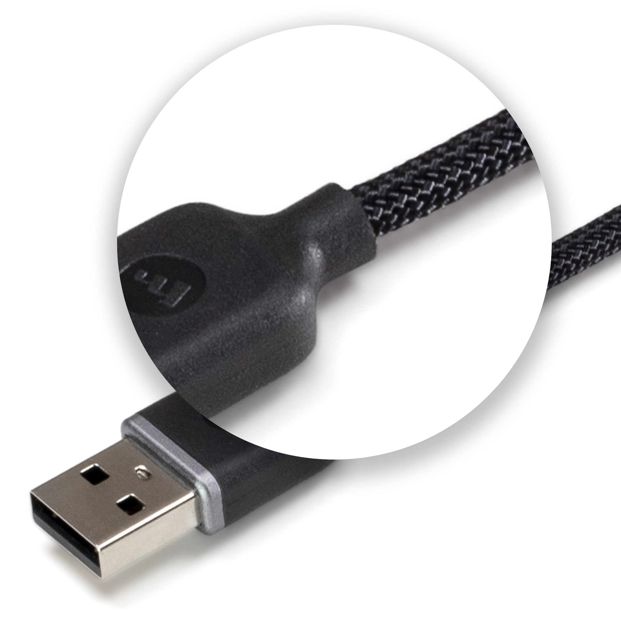 Mophie Charge Stream® Καλώδιο φόρτισης Lightning to USB-A (1 μέτρο – λευκό braided)