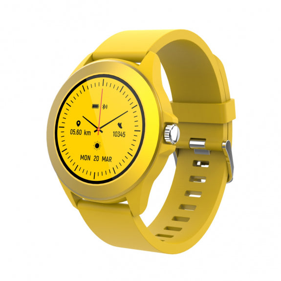 Forever Smartwatch Με Παλμογράφο Colorum Cw-300 Xyellow Σε Κίτρινο Χρώμα – Θήκη για κινητό από το PhoneBazaar.gr